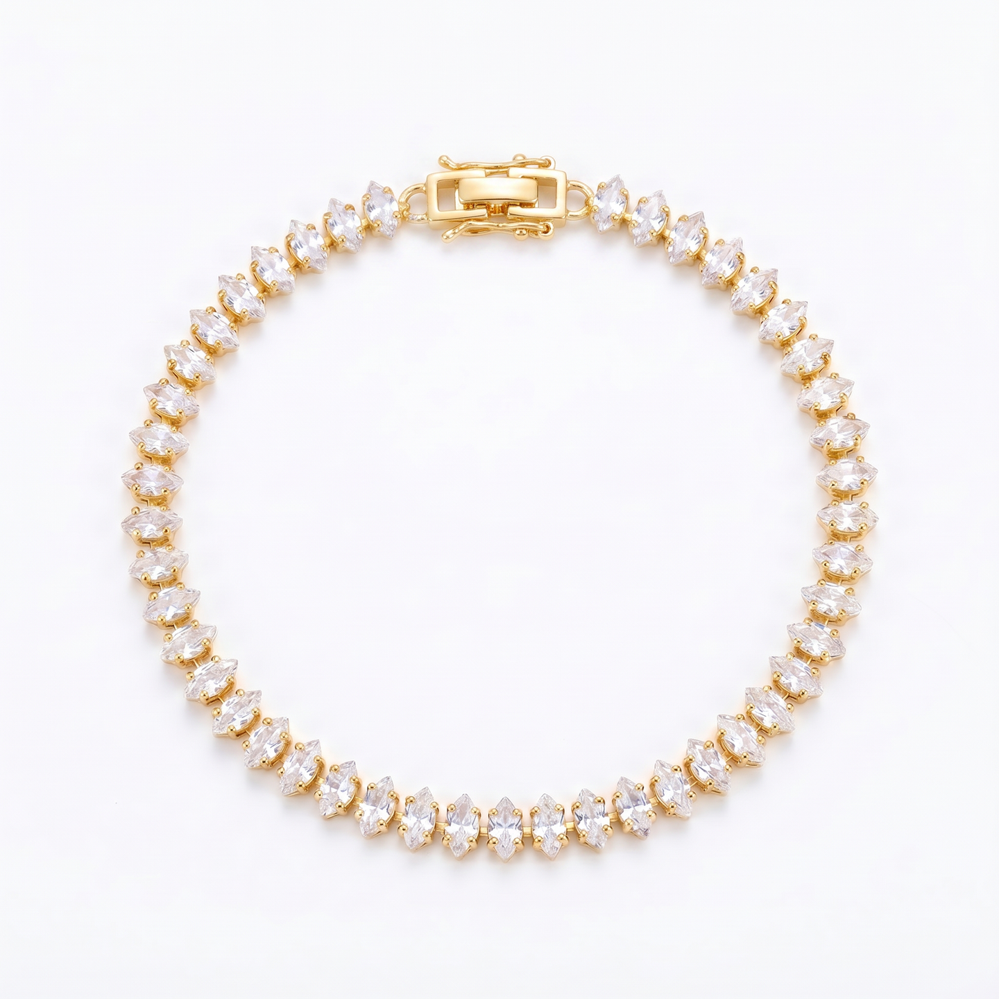 Marquise Cut Tennis Bracelet