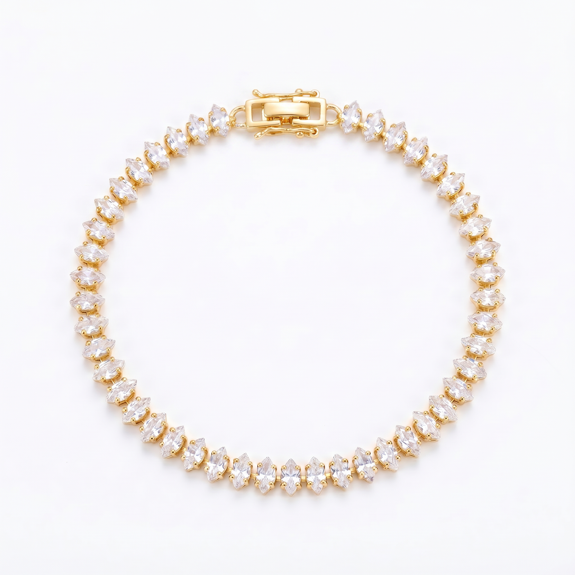 Marquise Cut Tennis Bracelet
