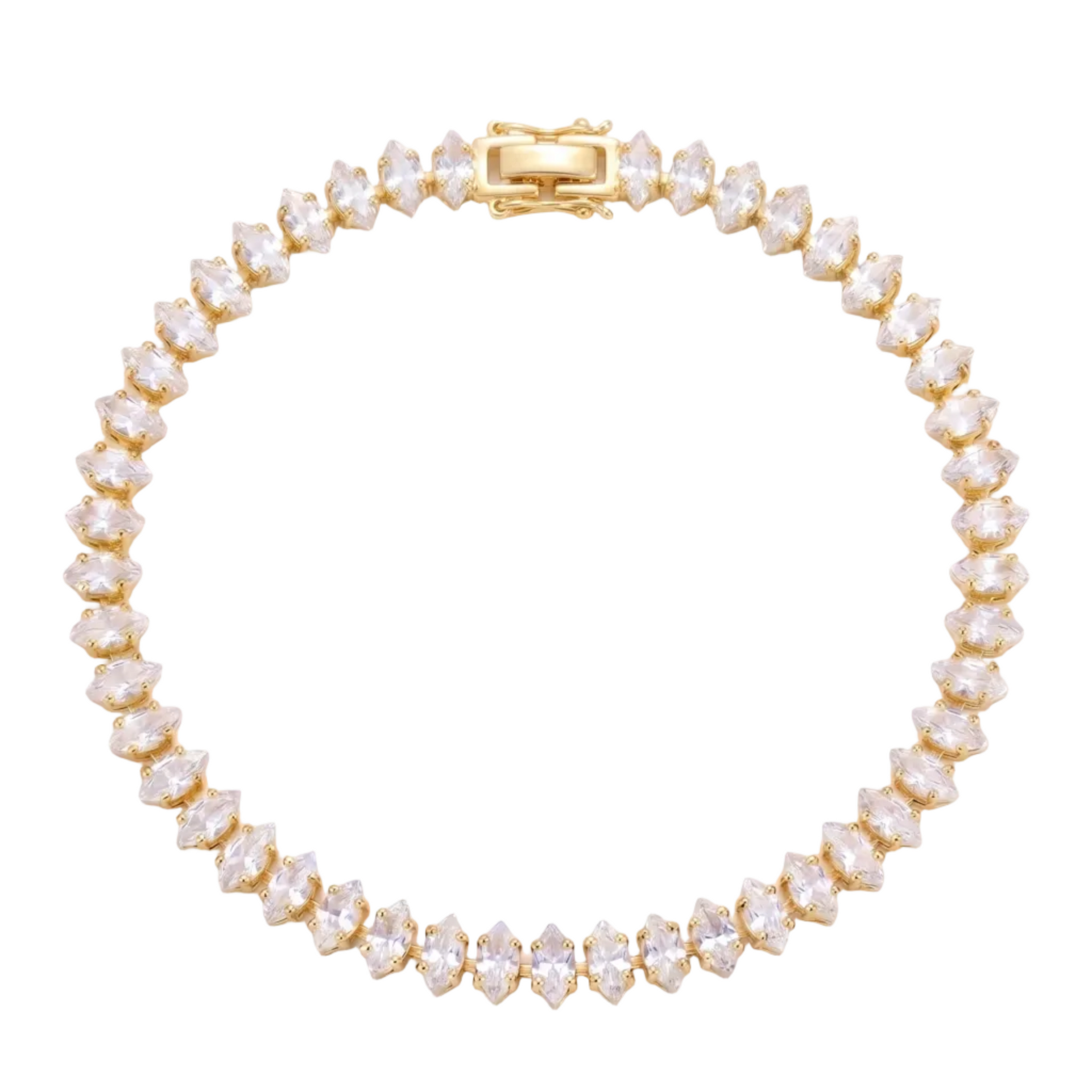Marquise Cut Tennis Bracelet
