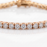 Aura Tennis Bracelet 3MM - Rose Gold
