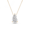 Pear Pendant Necklace - Gold