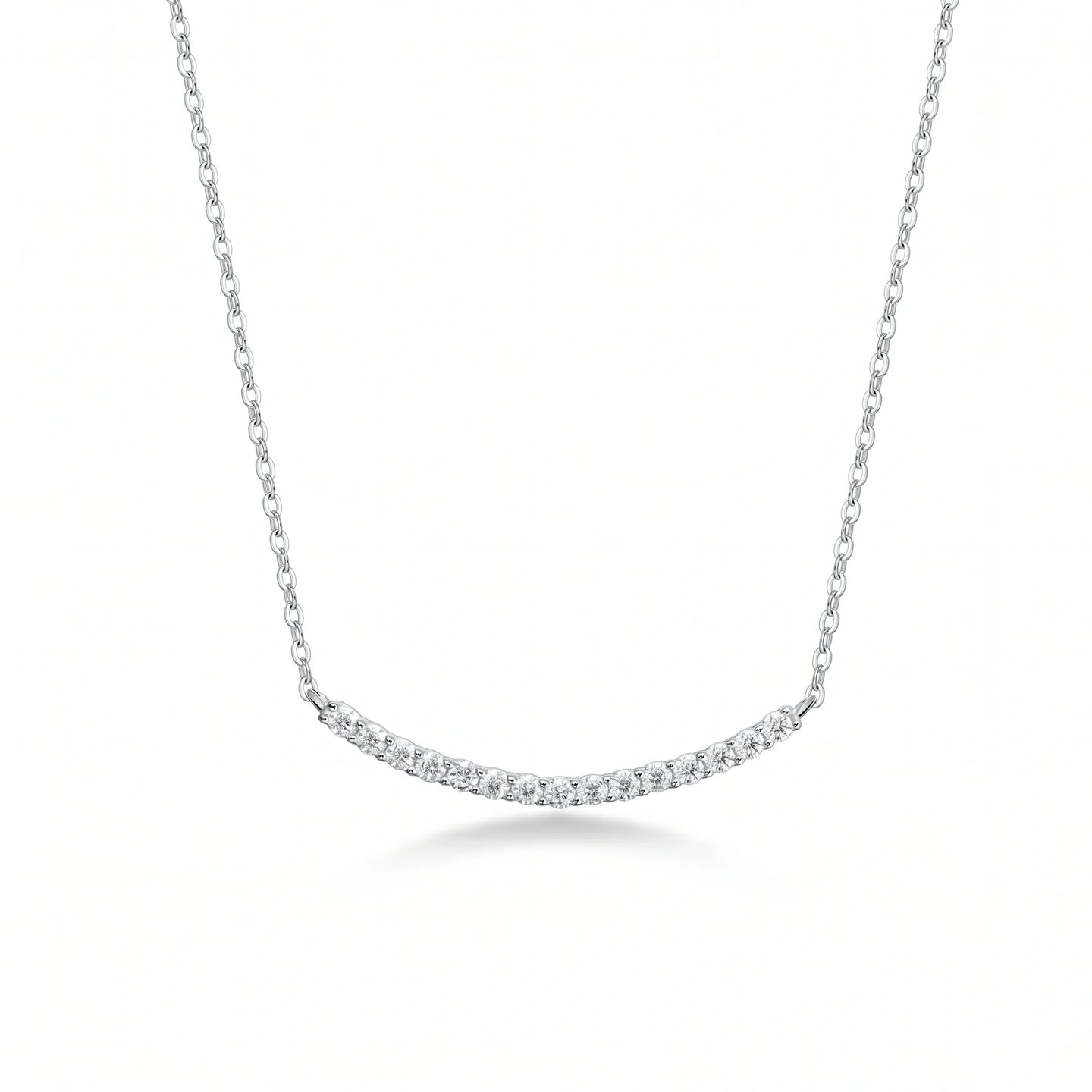 Nicole Necklace - White Gold