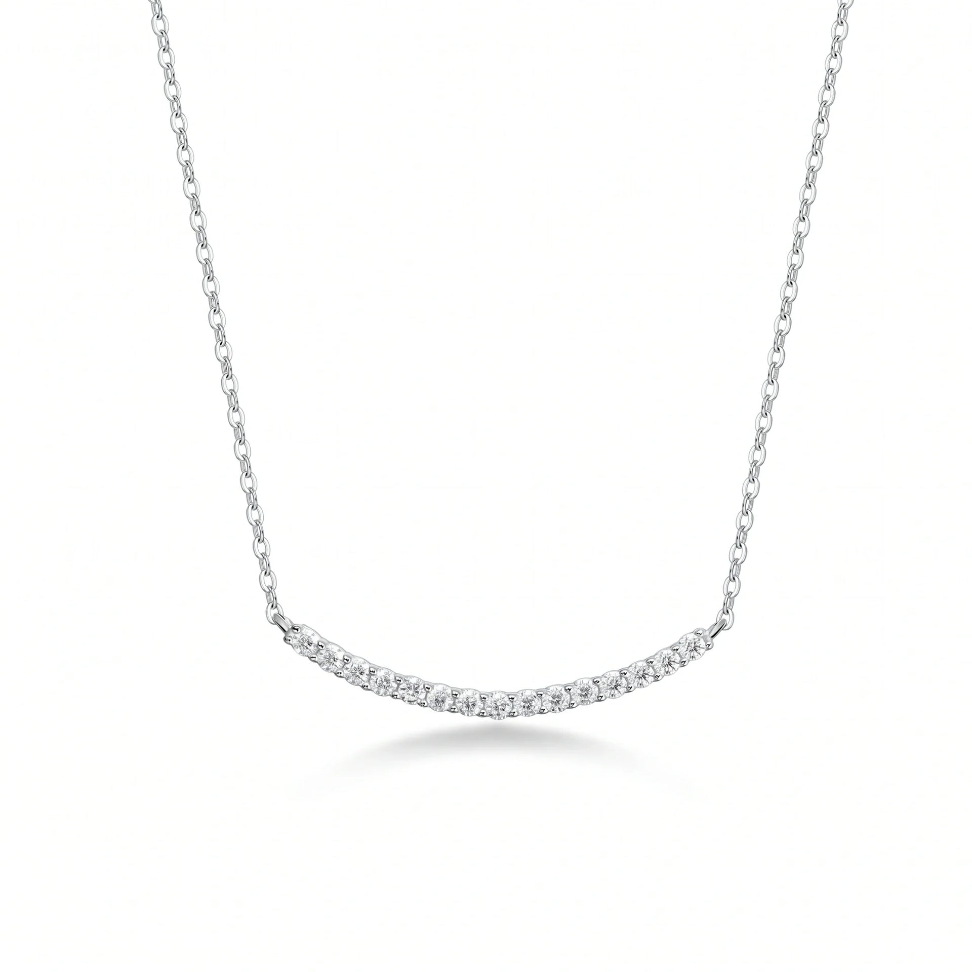 Nicole Necklace - White Gold