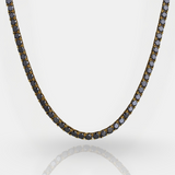 ONYX TENNIS CHAIN - GOLD