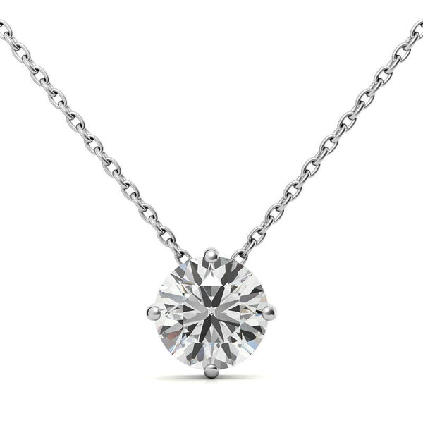 Solitaire Pendant Necklace