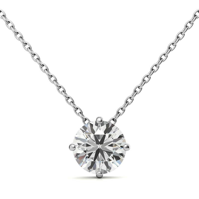 Solitaire Pendant Necklace