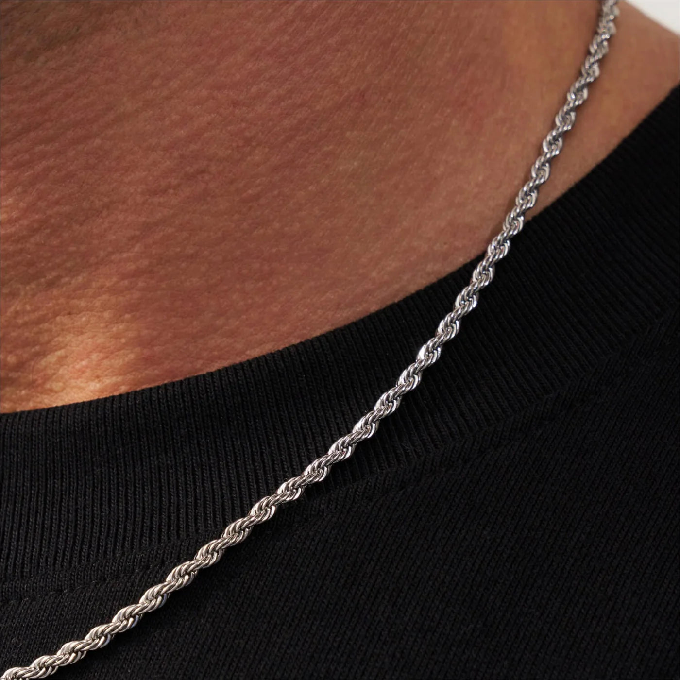 Rope Chain 3MM Silver