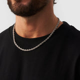 Rope Chain 5MM Silver