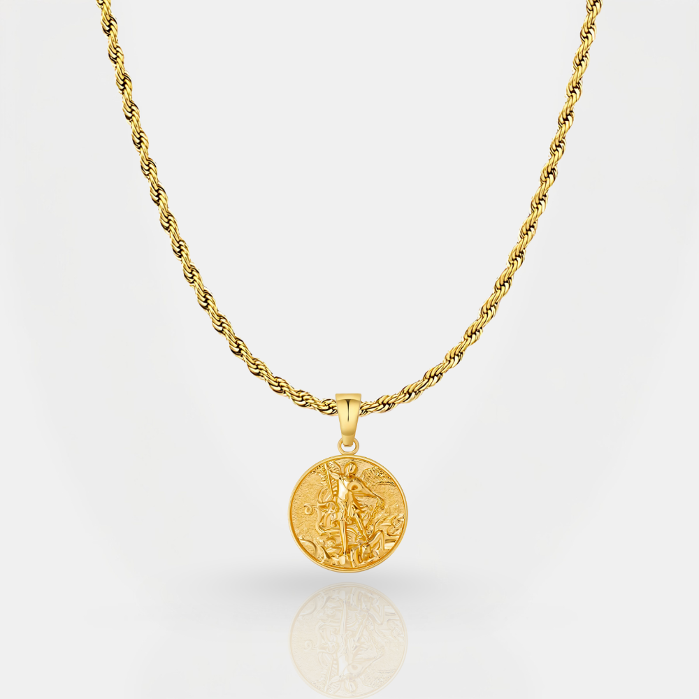 ST. MICHAEL NECKLACE GOLD