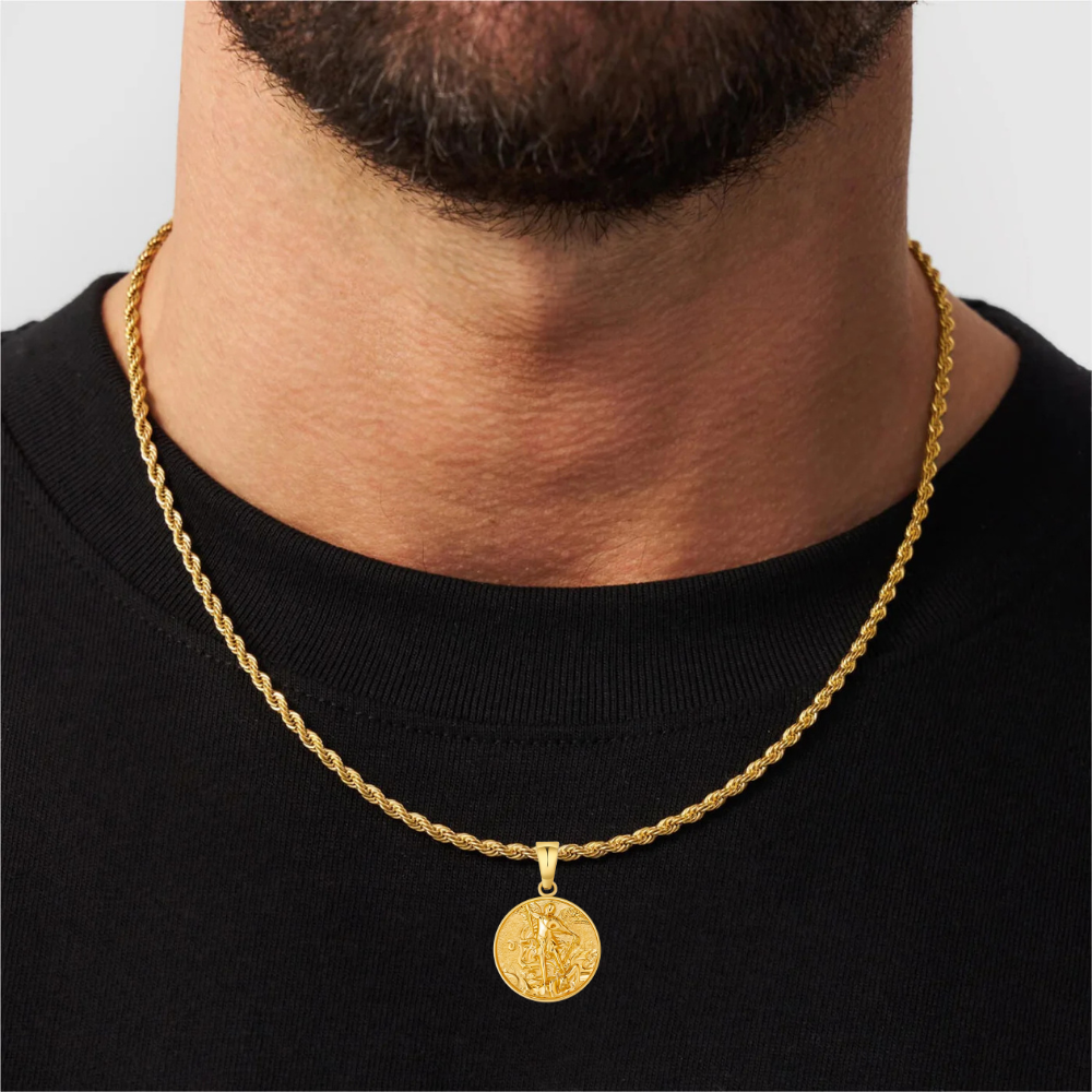 ST. MICHAEL NECKLACE GOLD