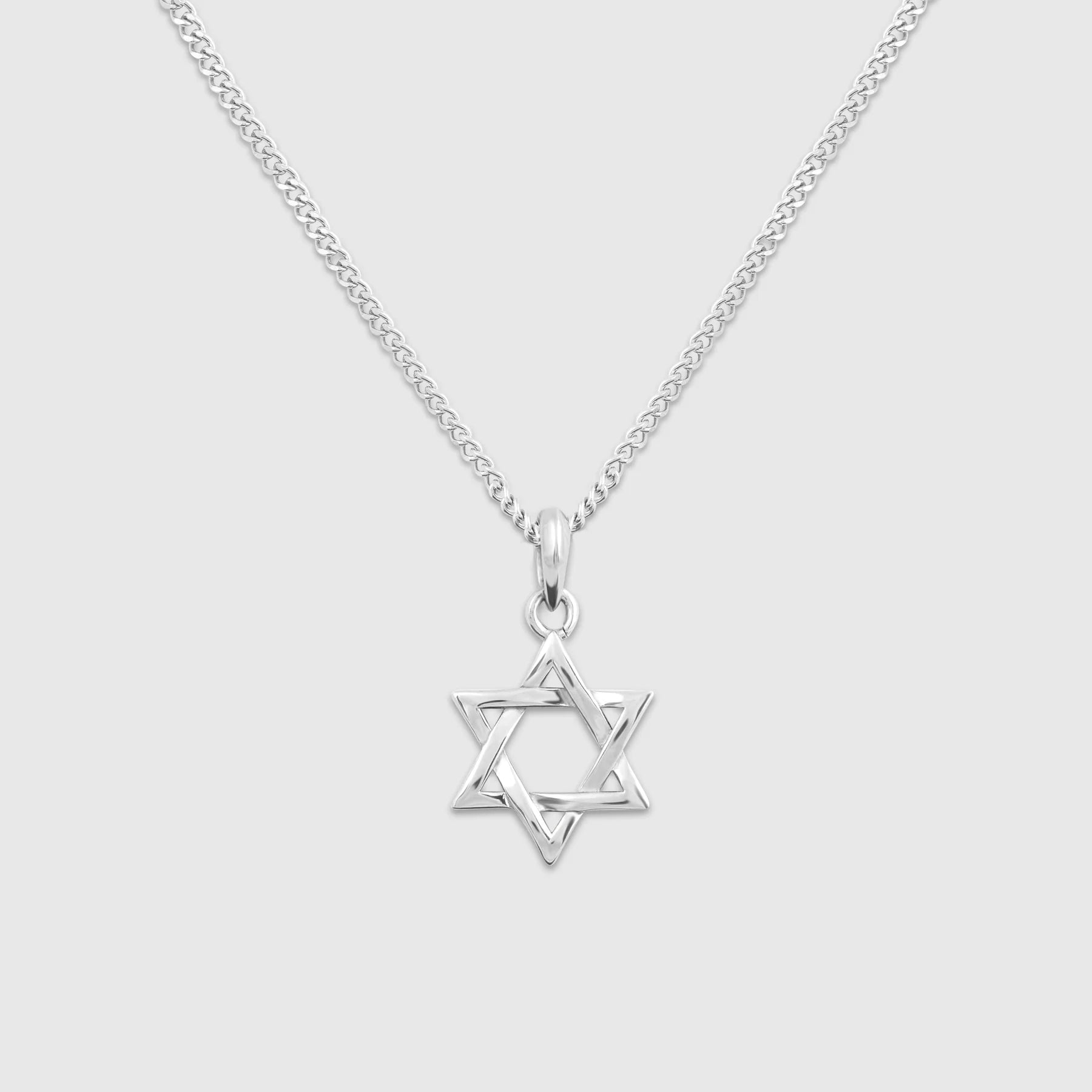 Star of David Pendant - Silver