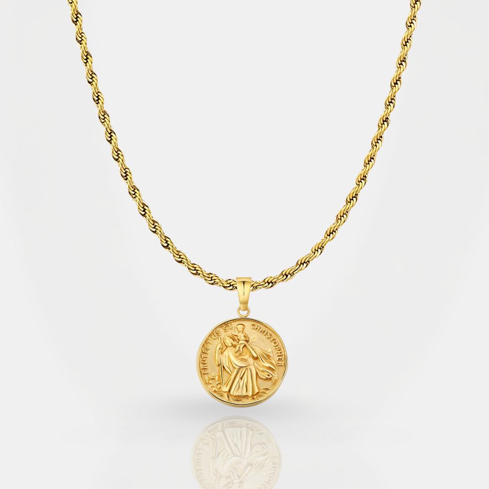 ST. CHRISTOPHER NECKLACE GOLD