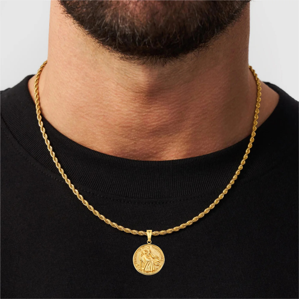 ST. CHRISTOPHER NECKLACE GOLD