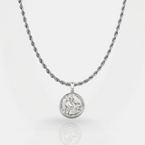 ST. CHRISTOPHER NECKLACE SILVER