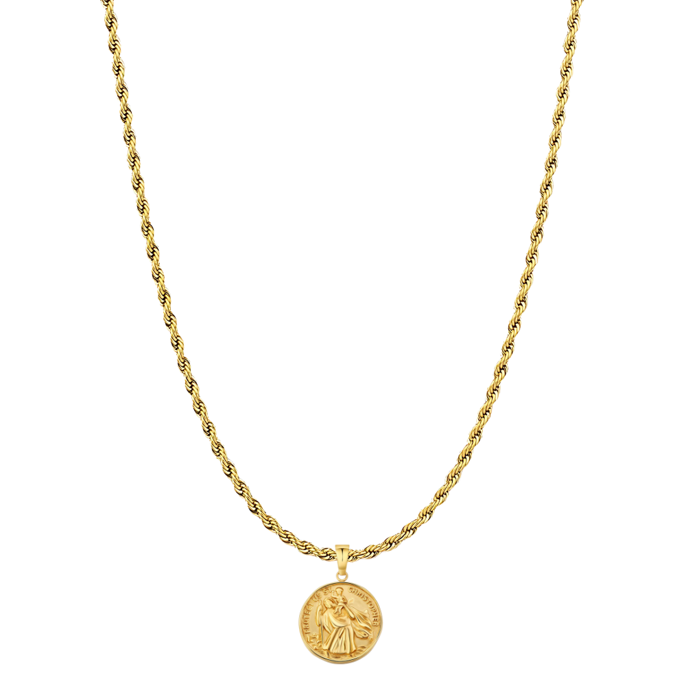 ST. CHRISTOPHER NECKLACE GOLD