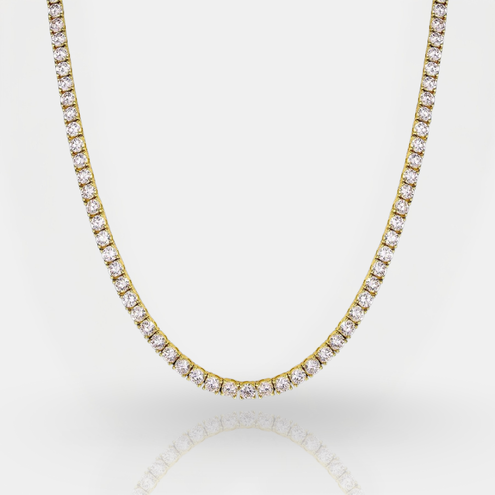 5MM Tennis Chain - Gold