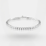 צמיד טניס Aura 3 מ"מ - זהב לבן