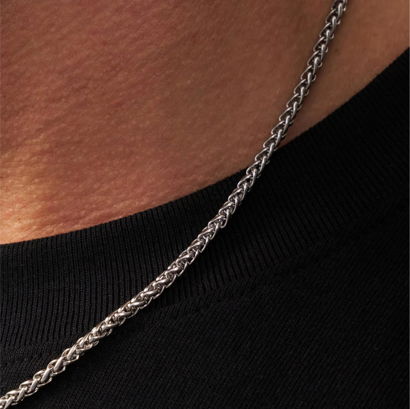 Wheat Chain 3MM Silver
