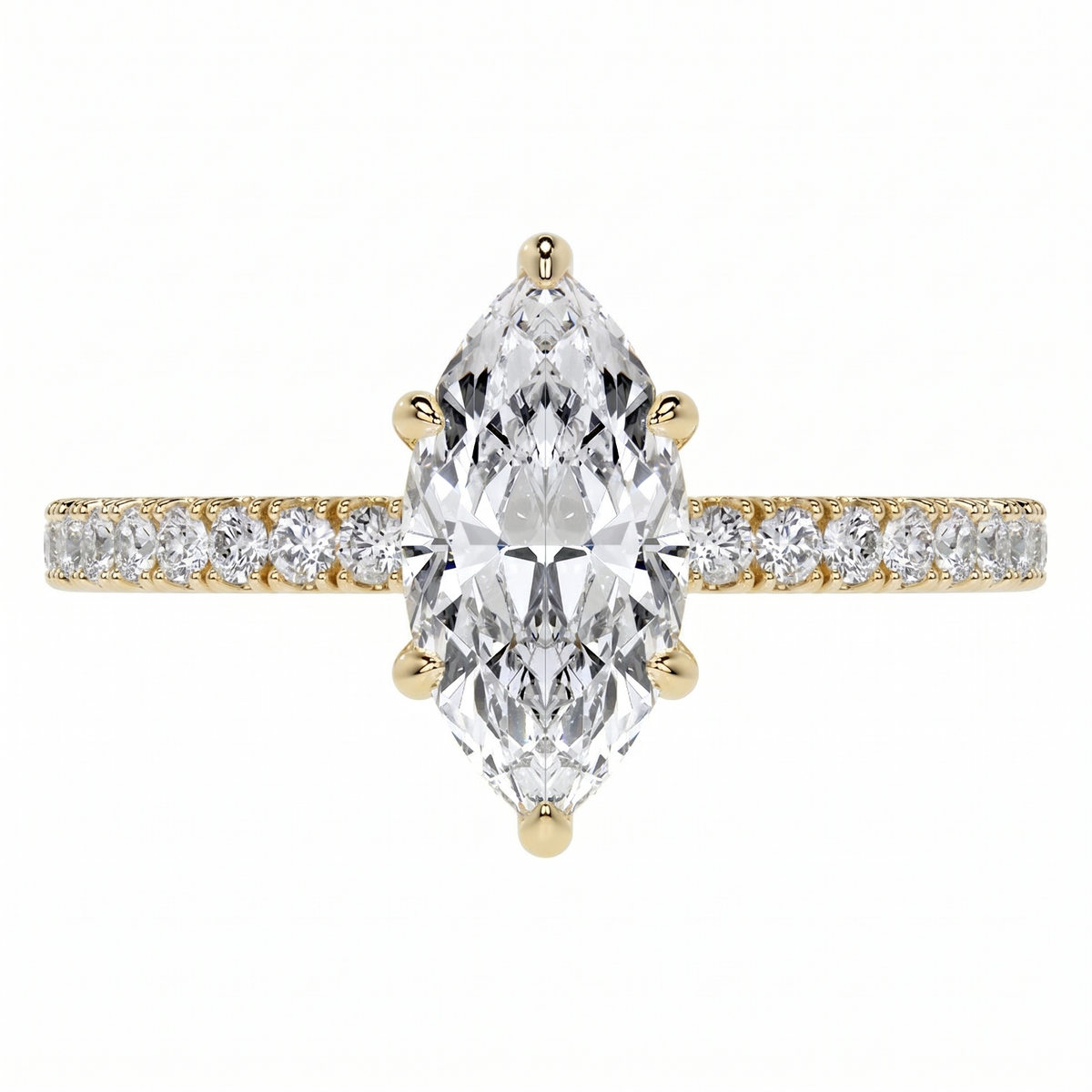 Aveline Marquise Ring - Gold