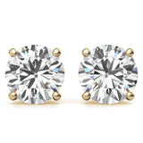Martini Stud Earrings -  Gold