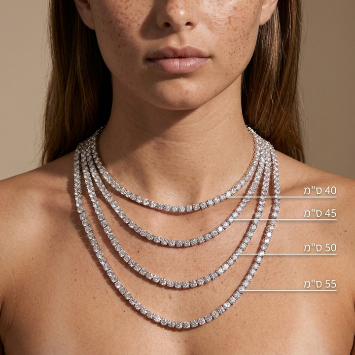 Necklace length size guide