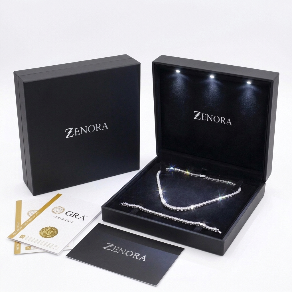 Zenora gift box packaging